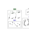 Kit ressorts montage mâchoires de frein Hilux Vigo TOYOTA -