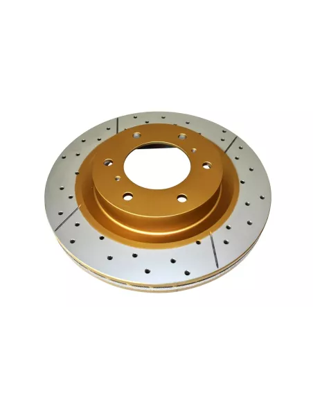 Disque frein avant rainuré percé DBA Mitsubishi Pajero 4 DBA -