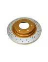Disque frein avant rainuré percé DBA Mitsubishi Pajero 4 DBA -