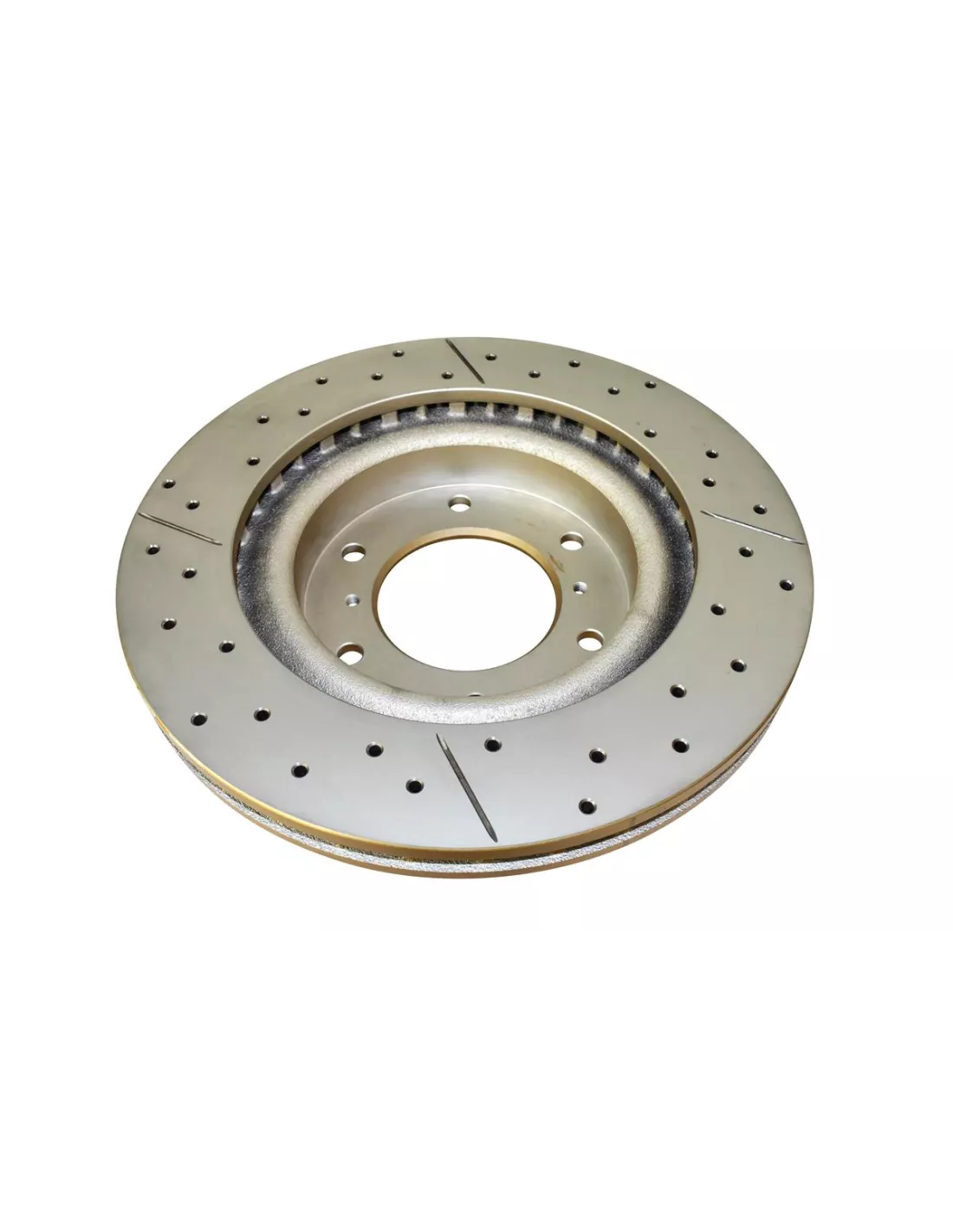 Disque frein avant rainuré percé DBA Mitsubishi Pajero 4 DBA -