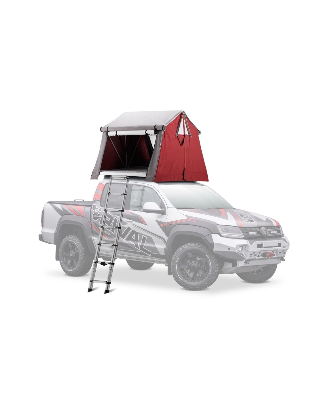 Tent mounting support for RIVAL modular gallery