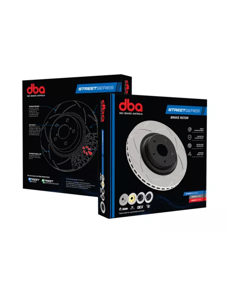 Disque frein arrière rainuré DBA Toyota VDJ200 DBA - accessoire 4x4