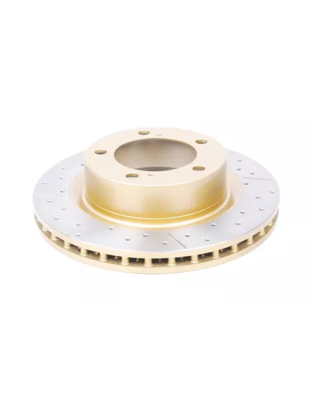 Disque frein avant rainuré percé DBA Toyota Land Cruiser KDJ15 DBA -