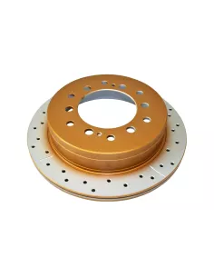 Disque frein arrière rainuré percé DBA Toyota Land Cruiser KDJ15 DBA