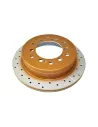 Disque frein arrière rainuré percé DBA Toyota Land Cruiser KDJ15 DBA