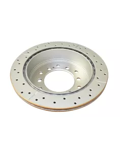 Disque frein arrière rainuré percé DBA Toyota Land Cruiser KDJ15 DBA 2