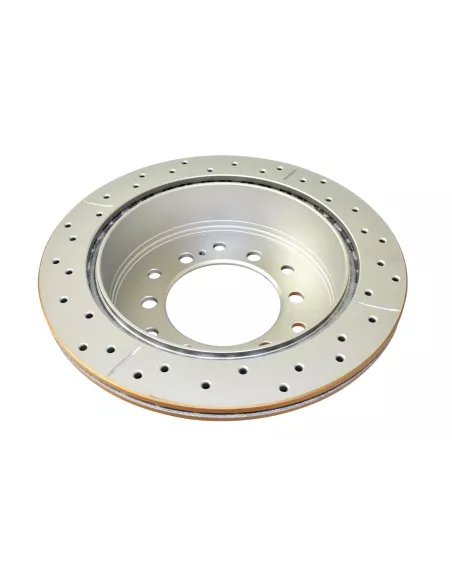Disque frein arrière rainuré percé DBA Toyota Land Cruiser KDJ15 DBA