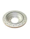 Disque frein arrière rainuré percé DBA Toyota Land Cruiser KDJ15 DBA