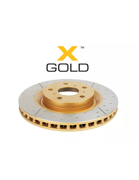 Disque frein avant rainuré percé DBA Toyota Land Cruiser VJA300
