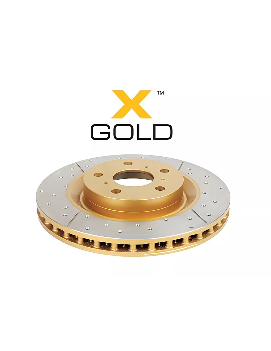 Disque frein avant rainuré percé DBA Toyota Land Cruiser VJA300