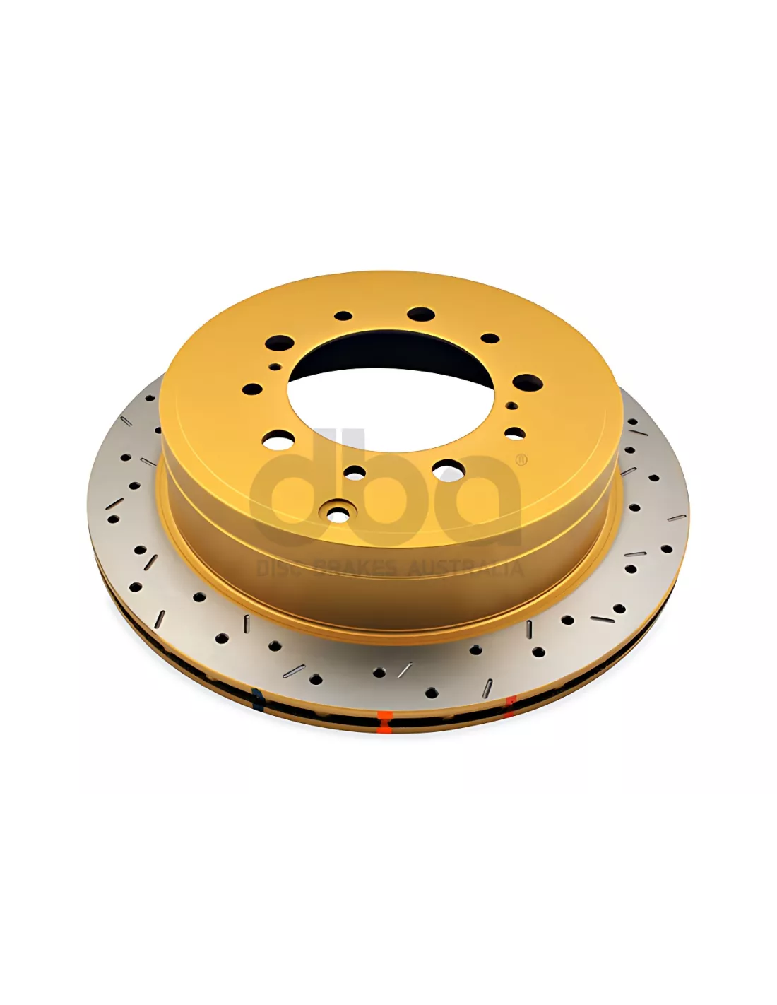Disque frein arrière rainuré percé DBA Toyota VDJ200 DBA - accessoire