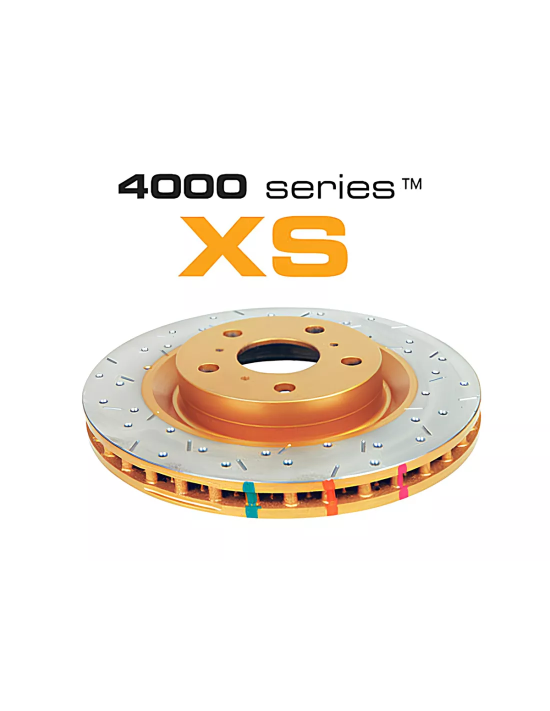 Disque frein avant rainuré percé DBA Toyota Land Cruiser VJA300