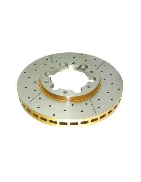 Disque frein avant rainuré percé DBA Nissan Patrol GR Y61 DBA -