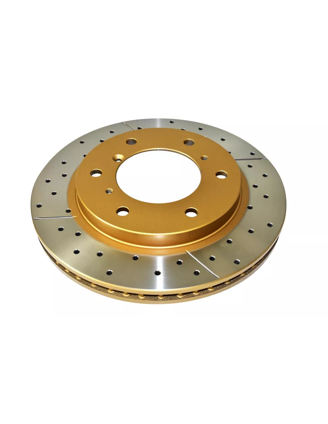 Disque frein avant rainuré percé DBA Mitsubishi Pajero 3 DBA -