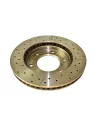 Disque frein avant rainuré percé DBA Mitsubishi Pajero 3 DBA -