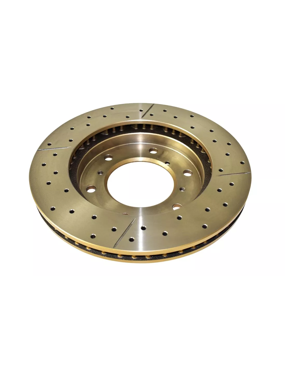 Disque frein avant rainuré percé DBA Mitsubishi Pajero 3 DBA -