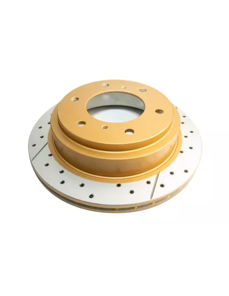 Disque frein arrière rainuré percé DBA Mitsubishi Pajero 3 DBA -
