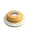 Disque frein arrière rainuré percé DBA Mitsubishi Pajero 3 DBA -
