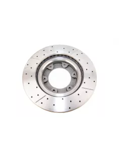 Disque frein avant rainuré percé DBA Land Cruiser HDJ80 1992+ DBA - 2