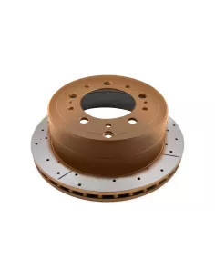 Disque frein arrière rainuré percé DBA Toyota Land Cruiser HDJ100 DBA