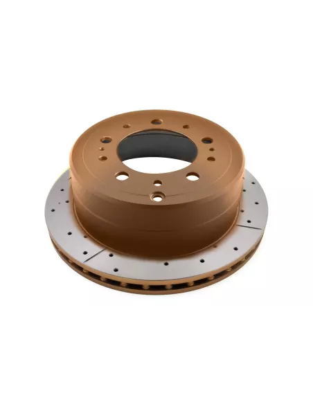 Disque frein arrière rainuré percé DBA Toyota Land Cruiser HDJ100 DBA