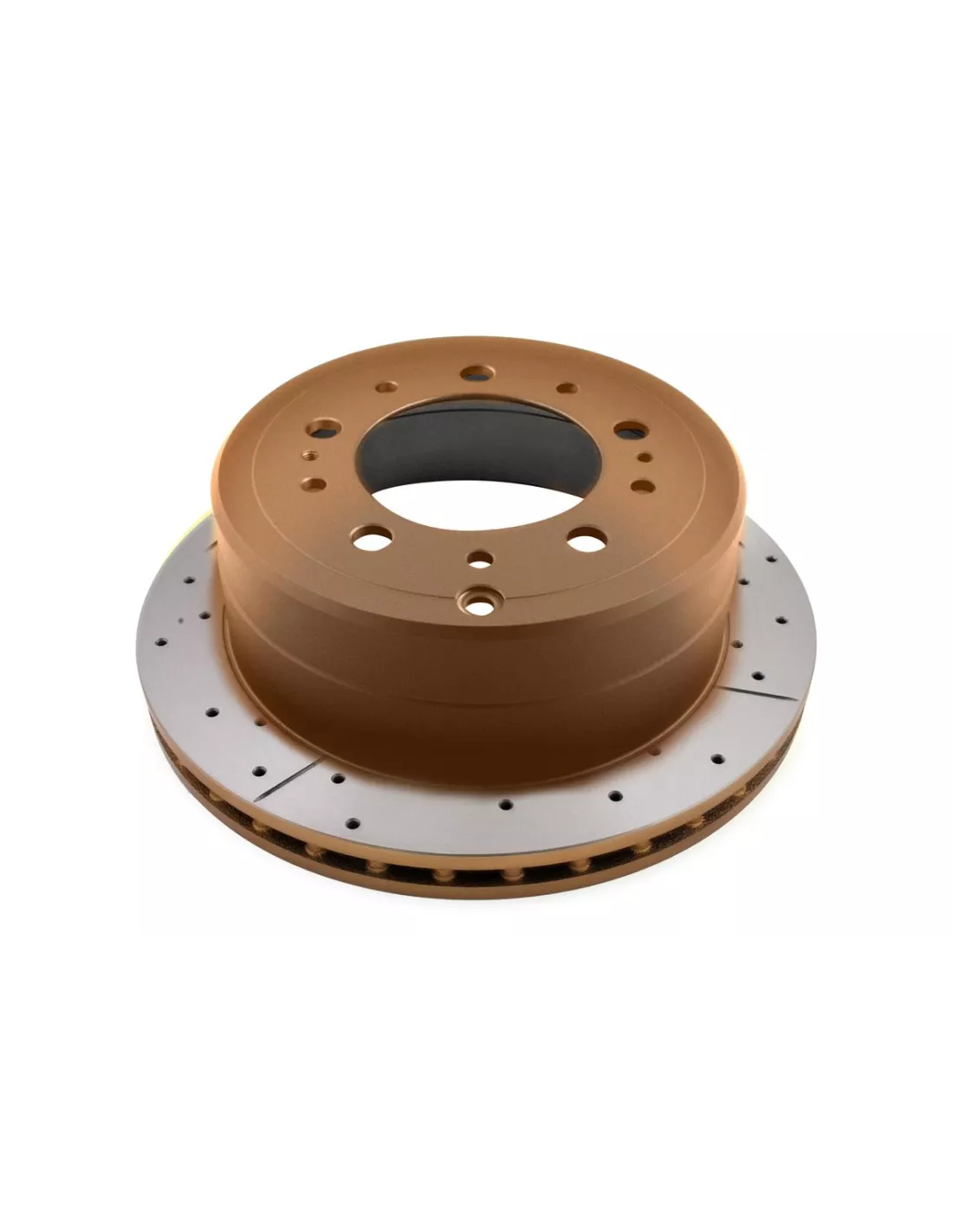 Disque frein arrière rainuré percé DBA Toyota Land Cruiser HDJ100 DBA