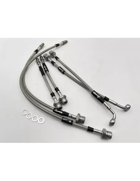 Kit durites de Frein aviation en inox HZJ73 KZJ73 GOODRIDGE -