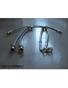 Kit durites de Frein aviation en inox LJ70 LJ73 - phares carrés