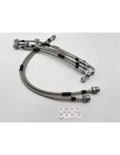 Kit durites de Frein aviation en inox HDJ80 12S et 24S avec ABS