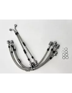 Kit durites de Frein aviation en inox HDJ100 après 2005 GOODRIDGE -