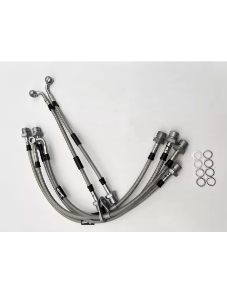 Kit durites de Frein aviation en inox HDJ100 après 2005 GOODRIDGE -