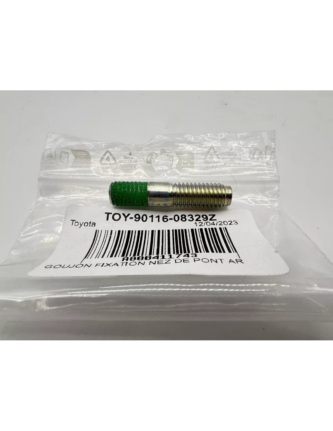 GOUJON FIXATION NEZ DE PONT AV TOYOTA - accessoire 4x4