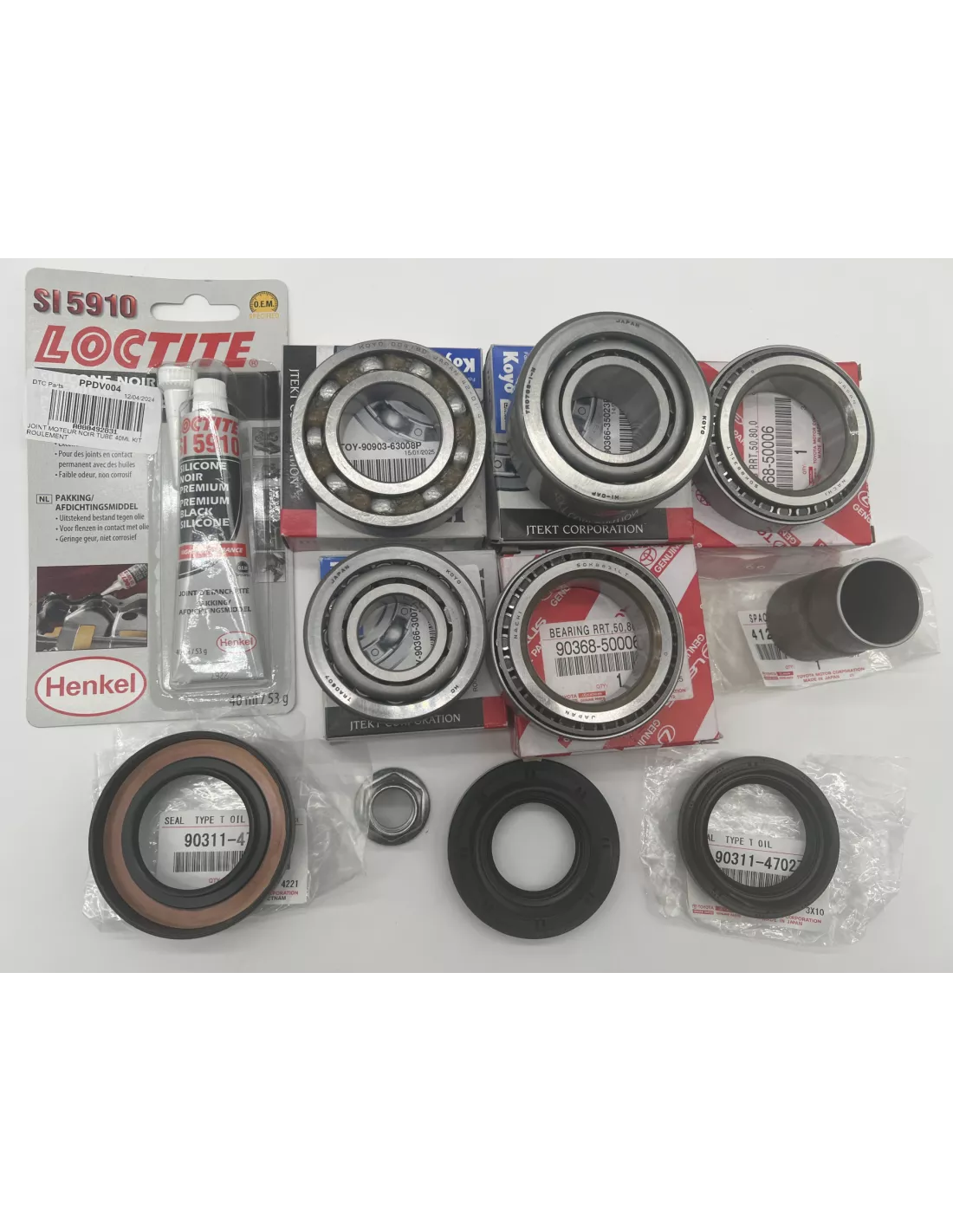 Kit réfection de pont avant Land Cruiser KZJ90 KZJ95 KDJ90 KDJ95