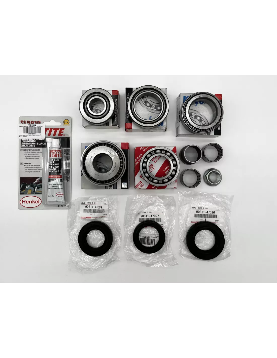 Kit réfection pont avant Hilux Vigo après 10/2008 et FJ Cruiser après