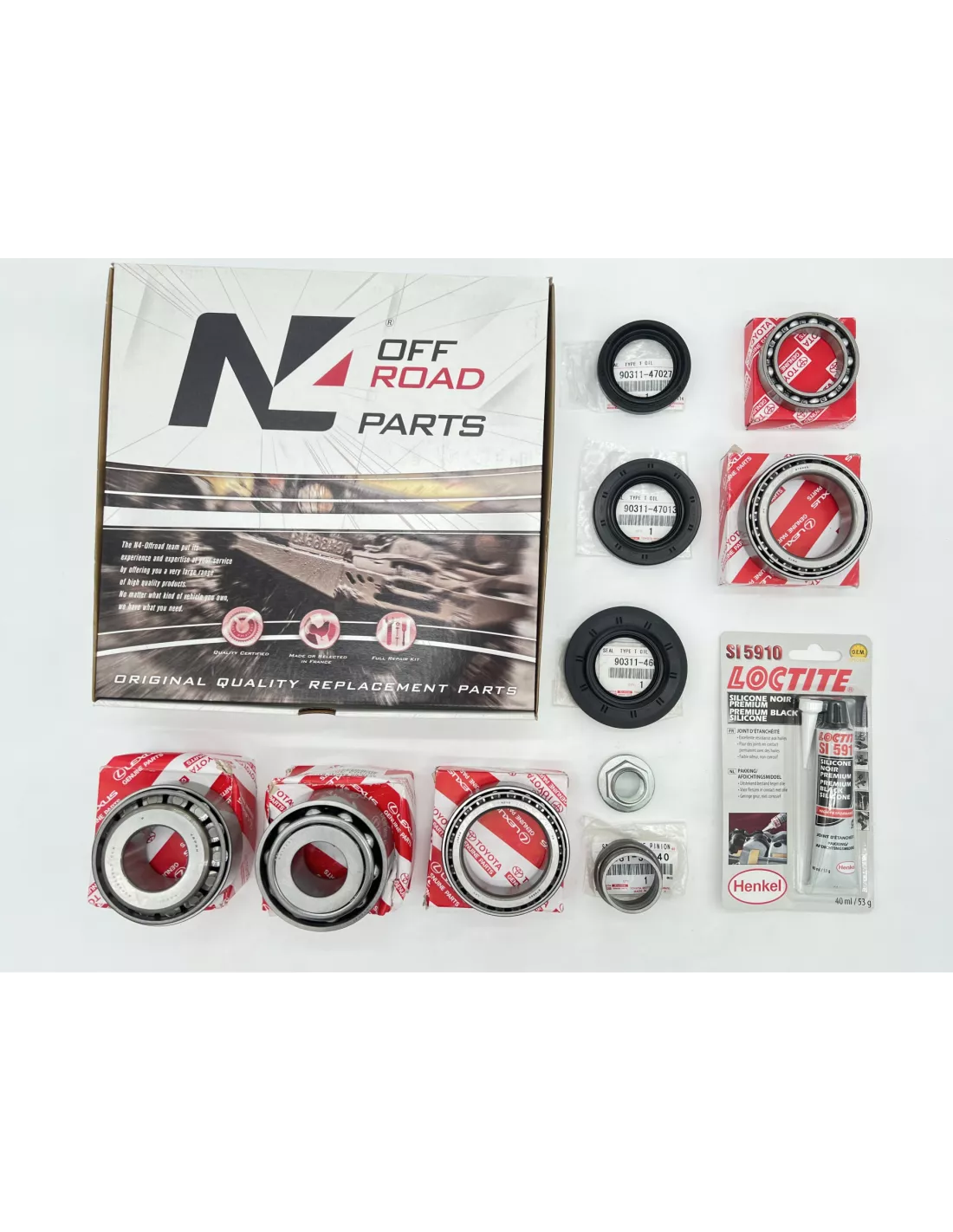 Kit réfection pont avant Station Wagon VDJ200 N4-Offroad N4-OFFROAD -
