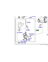 Moteur de blocage de différentiel arrière électrique Land Cruiser