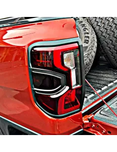 Schwarze Rücklichtblenden für Ford Ranger 2023+