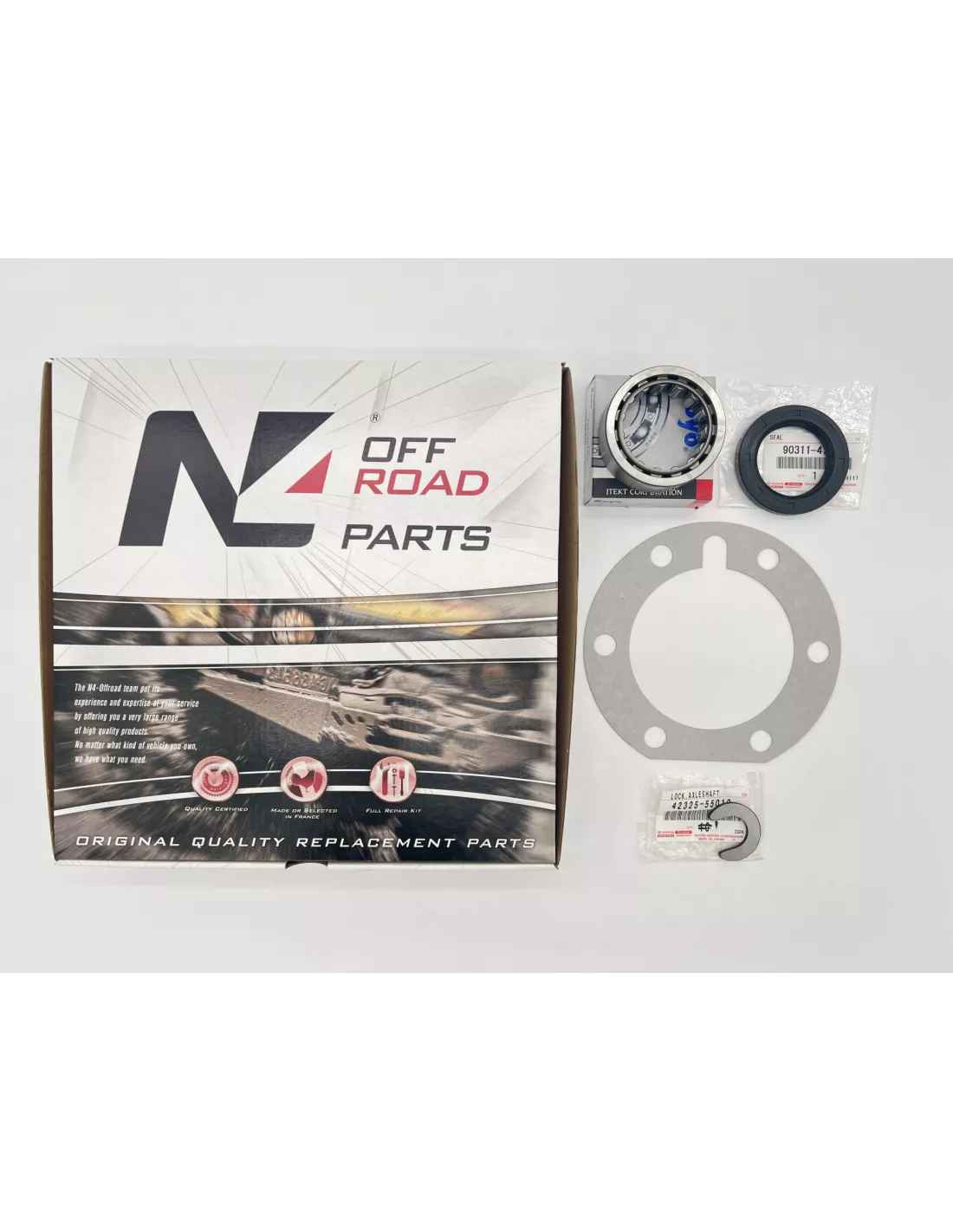 Kit roulement de roue arrière Land Cruiser montage semi-flottant
