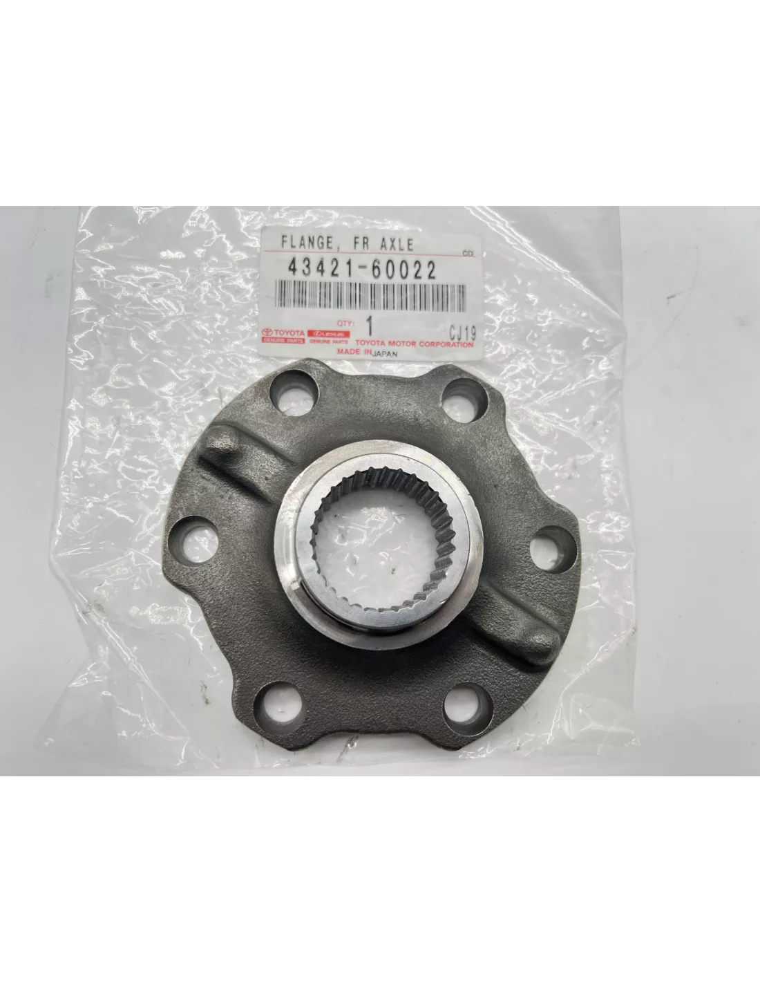 Flasque main meneuse de pont avant pour HDJ80 sans ABS TOYOTA -