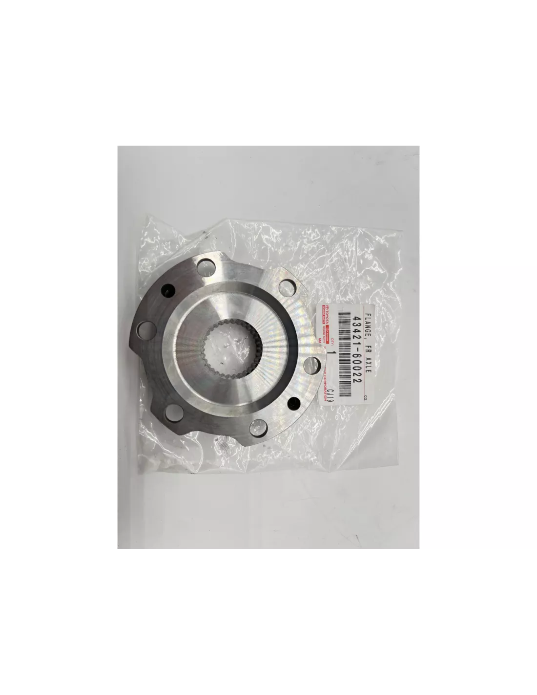 Flasque main meneuse de pont avant pour HDJ80 sans ABS TOYOTA -