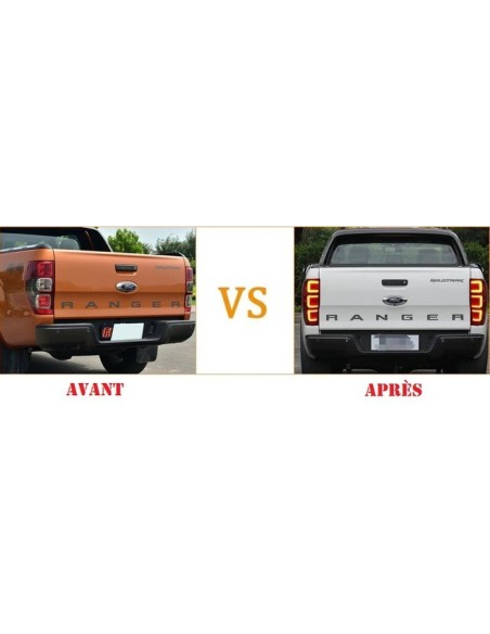 Feux arrières à leds Type 1 pour Ford Ranger