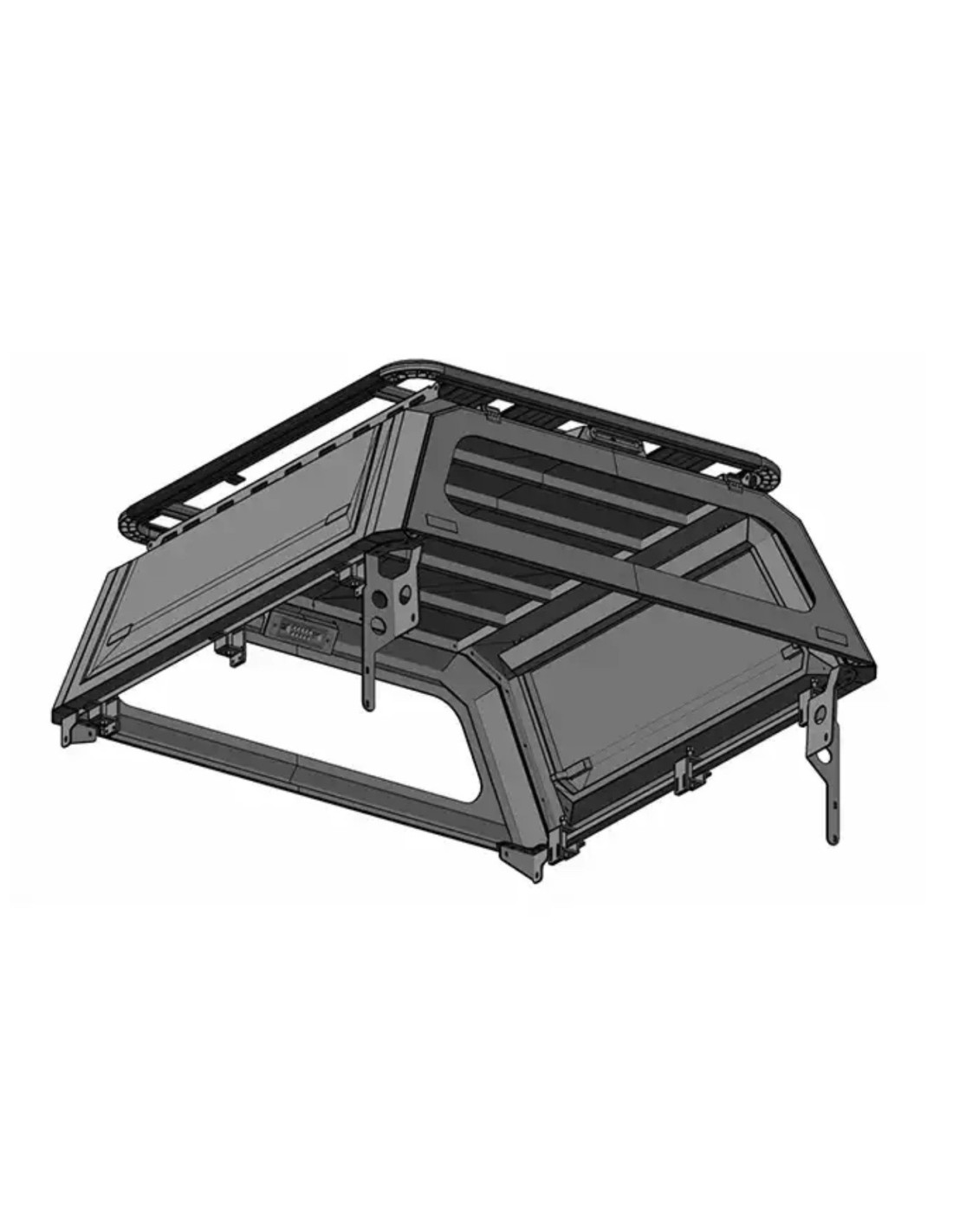 Kit galerie pour hard top aluminium Ranger-Offroad