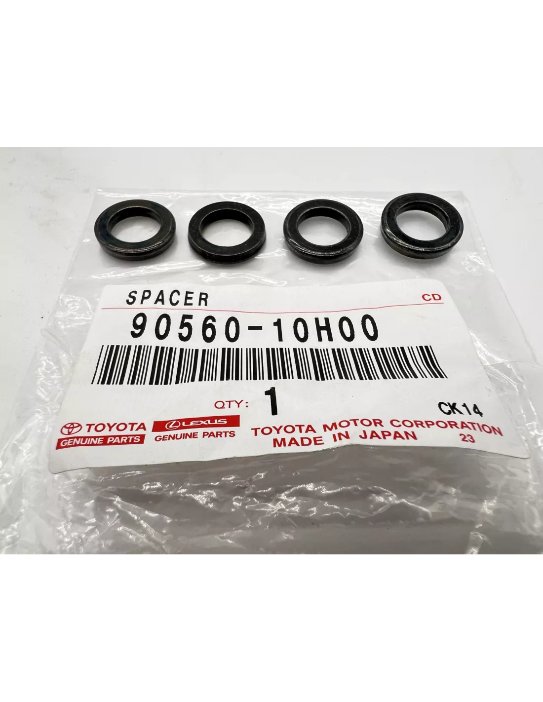 Jeu 4 rondelles Ø10mm pour boulon arbre transmission TOYOTA -