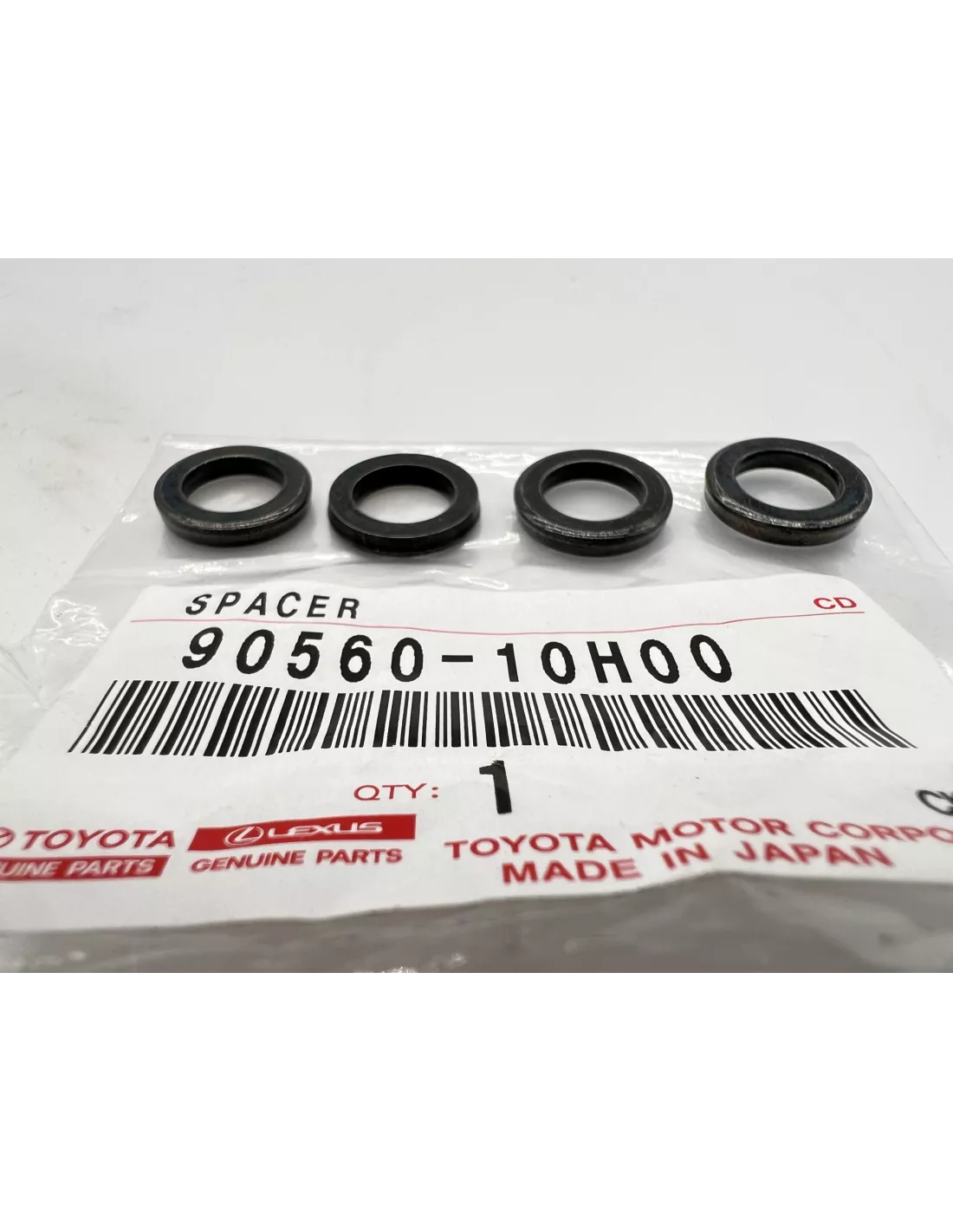 Jeu 4 rondelles Ø10mm pour boulon arbre transmission TOYOTA -