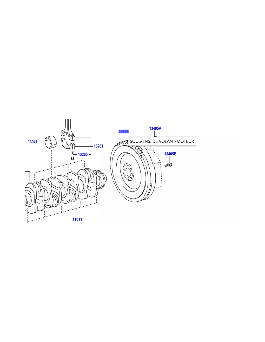 Volant moteur monomasse Hilux Revo et GDJ15 06/2015+ TOYOTA -