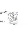 Volant moteur KZJ7 KZJ9 avant 06/1998 TOYOTA - accessoire 4x4