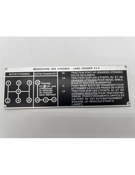 PLAQUE DE TRANSMISSION J4 BV5 DTC PARTS - accessoire 4x4