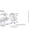 Volant moteur couronne de démarreur boite vitesses automatique KDJ9