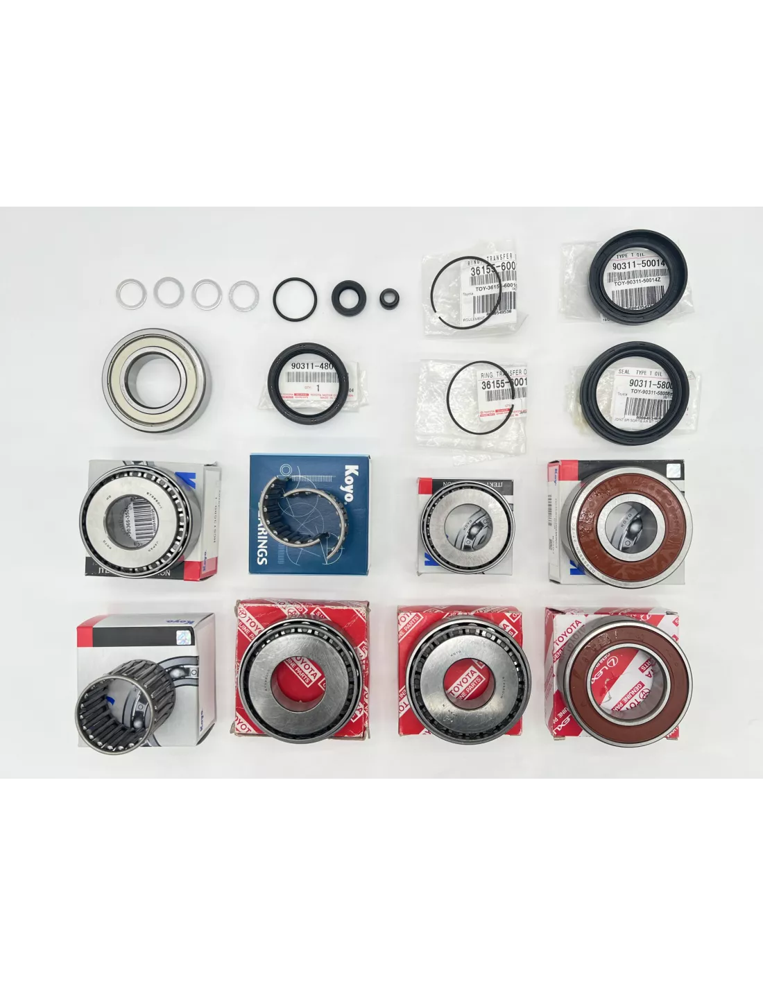 Kit réfection boîte de transfert HDJ80 4X2 sans différentiel central