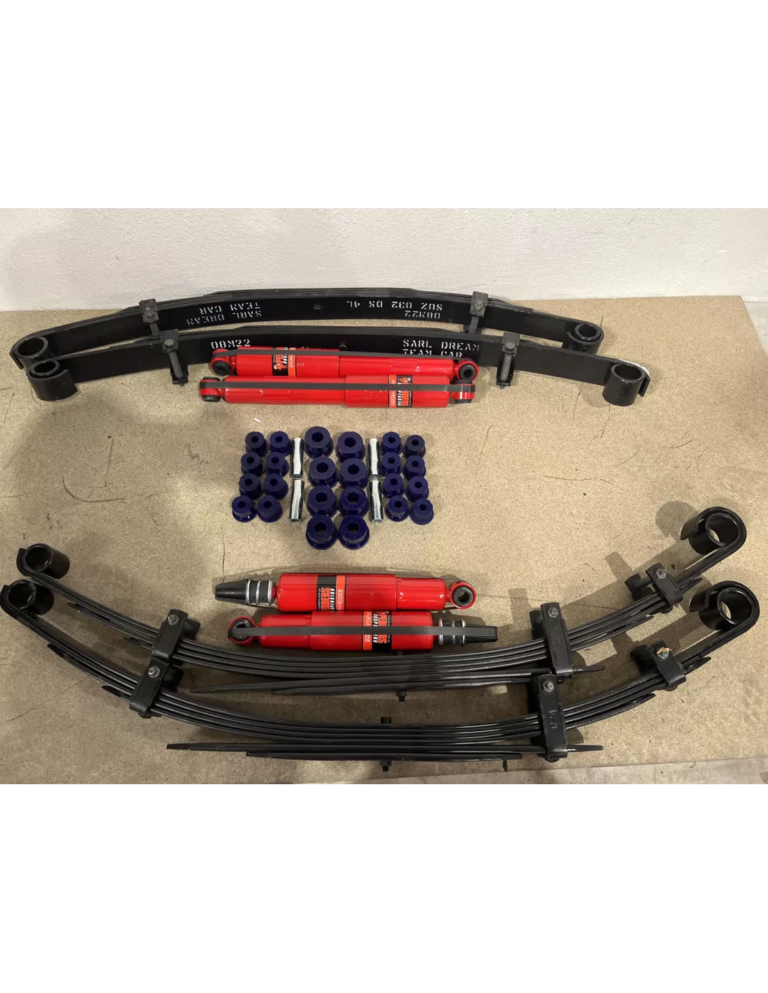 Kit suspension medium +5cm pour Suzuki Santana 410 413 Samurai -